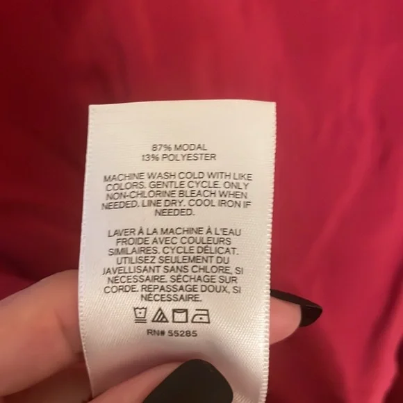 Rich Red Express Puff Sleeve Blouse - Picture 4 of 4